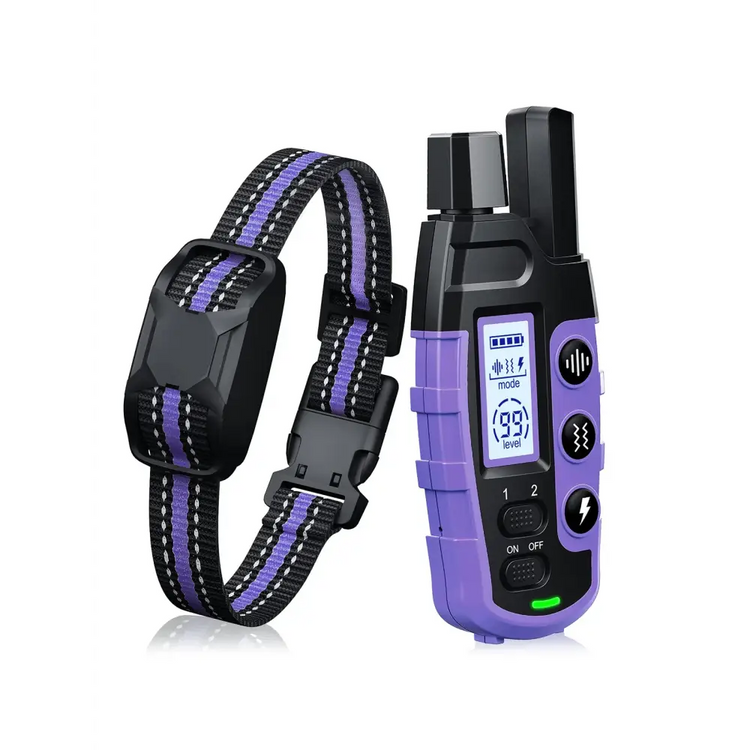 3300Ft Electric Dog Training Collar Remote Control Waterproof Pet BehaviorFor 5-120lbs Puppy With Shock Vibration