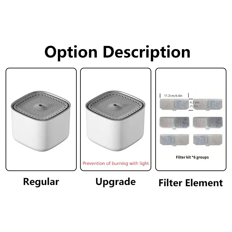 3L Automatic Cat Water Fountain with Filter - cat water fountain