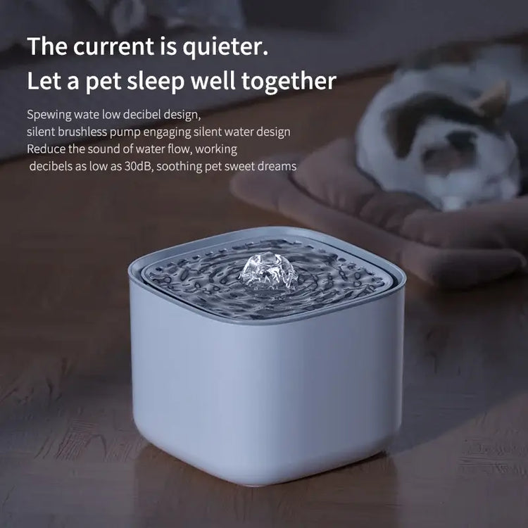 3L Automatic Cat Water Fountain with Filter - cat water fountain