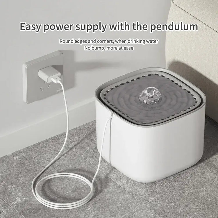 3L Automatic Cat Water Fountain with Filter – USB Quiet Electric Dispenser - cat water fountain