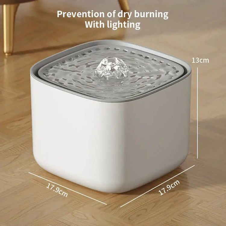 3L Automatic Cat Water Fountain with Filter - White Upgrade / USB / 3L - cat water fountain