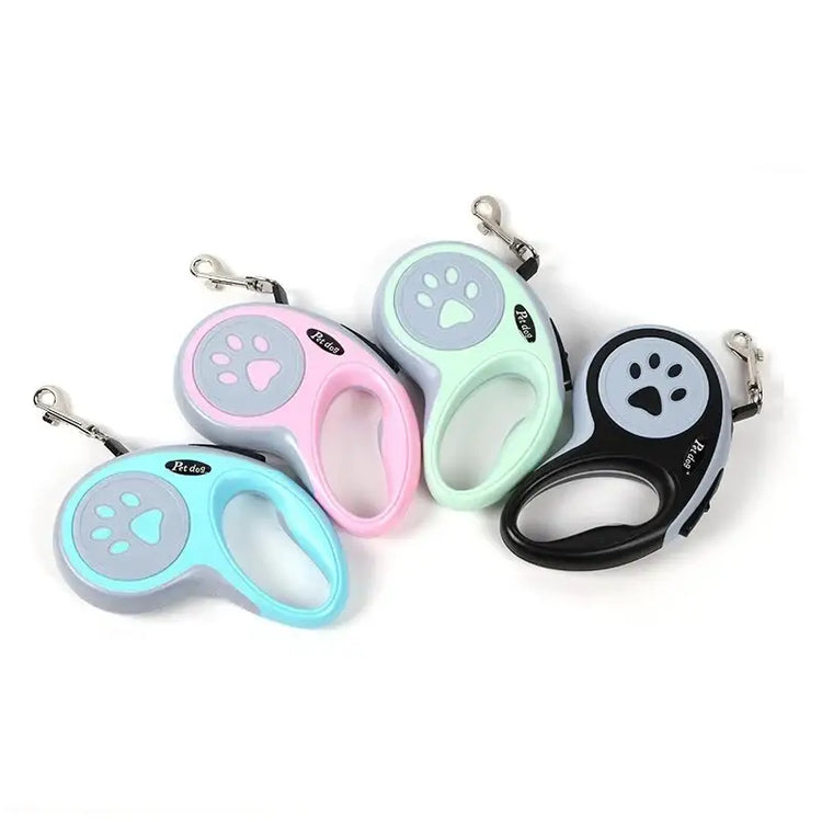3m 5m Nylon Dog Leash Automatic Retractable Durable Cat Lead Extending Puppy Walking Running Traction Roulette