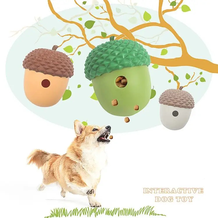 Acorn Shape Educational Slow Eating Toys for Pet