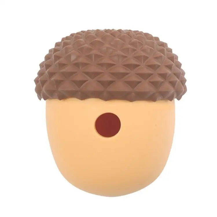Acorn Shape Educational Slow Eating Toys for Pet - Pet Toys / Yellow & Brown