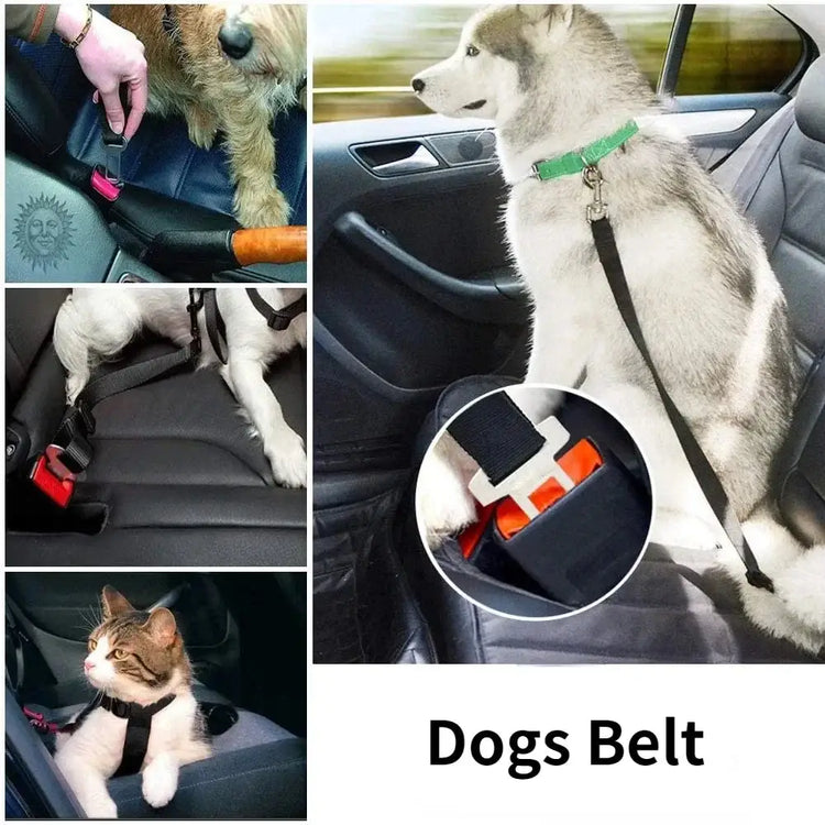 Adjustable Pet Car Seat Belt Clip - dog seat belt