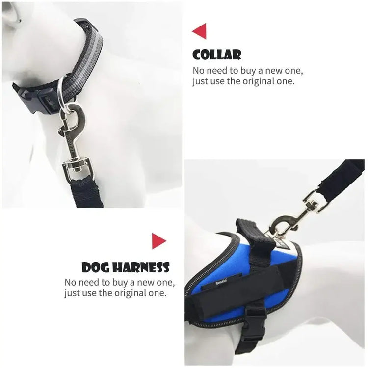 Adjustable Pet Car Seat Belt Clip - dog seat belt