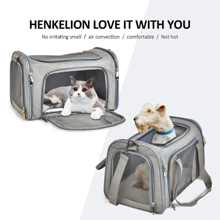 Airline-Approved Soft Pet Carrier Backpack - pet carrier