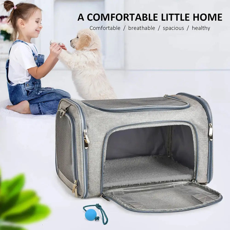 Airline-Approved Soft Pet Carrier Backpack - pet carrier