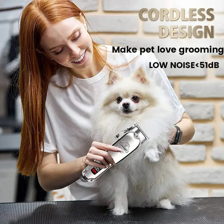 All-Metal Rechargeable Pet Hair Clipper - dog clipper