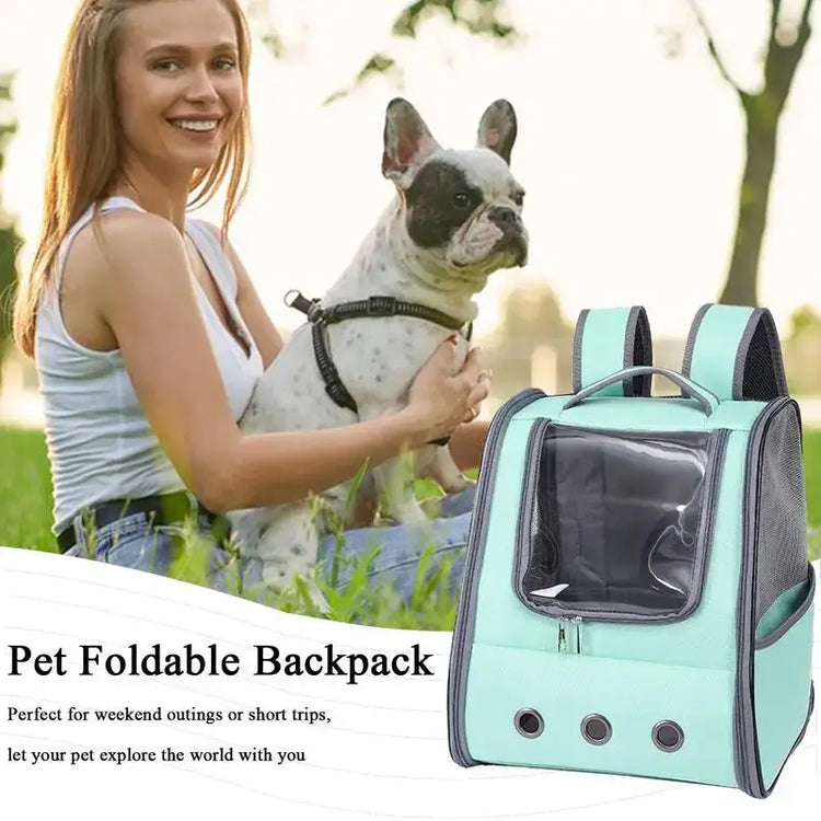 Breathable Pet Travel Backpack Carrier - pet carrier