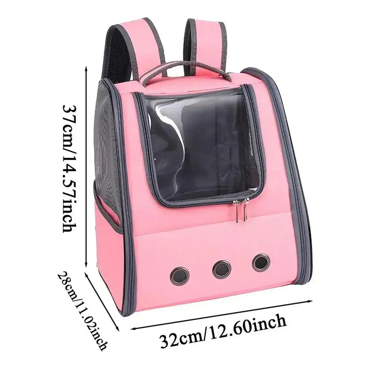 Breathable Pet Travel Backpack Carrier - pet carrier