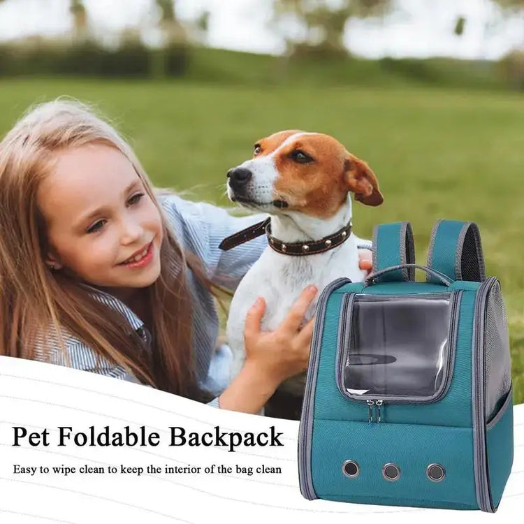 Breathable Pet Travel Backpack Carrier - pet carrier