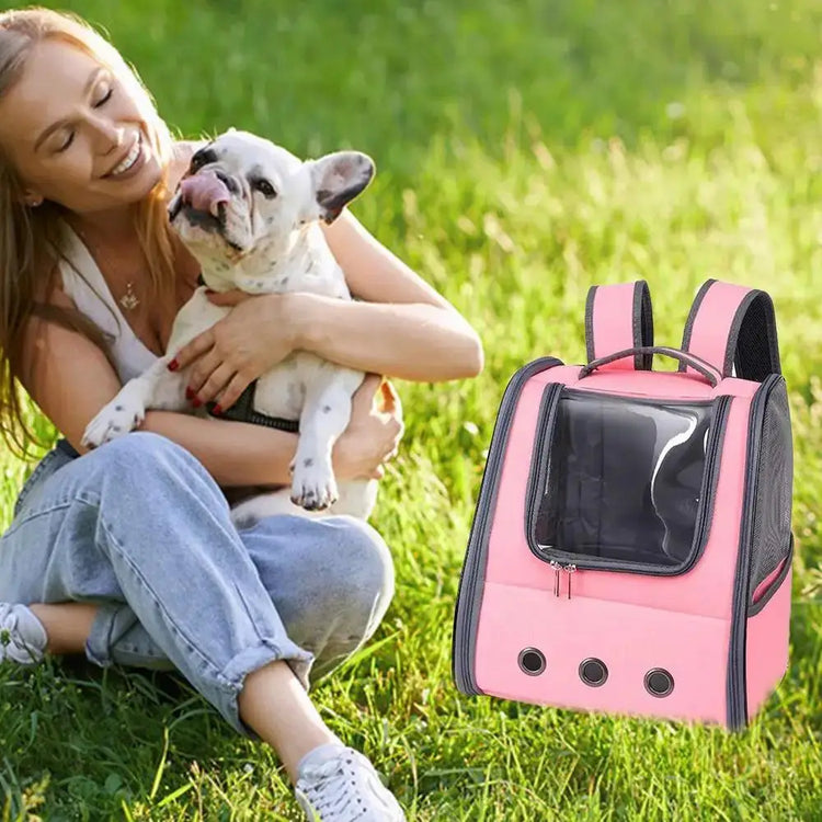 Breathable Pet Travel Backpack Carrier - pet carrier