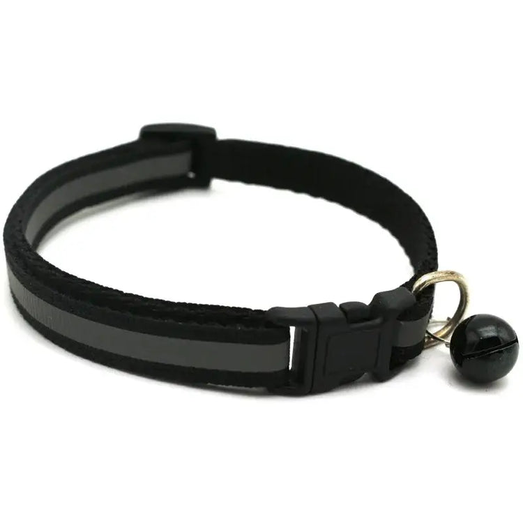 Cat and Dog Universal Reflective Collar Neck Ring Necklace Bell Pet Products Safety Elastic Adjustable Pet Reflective