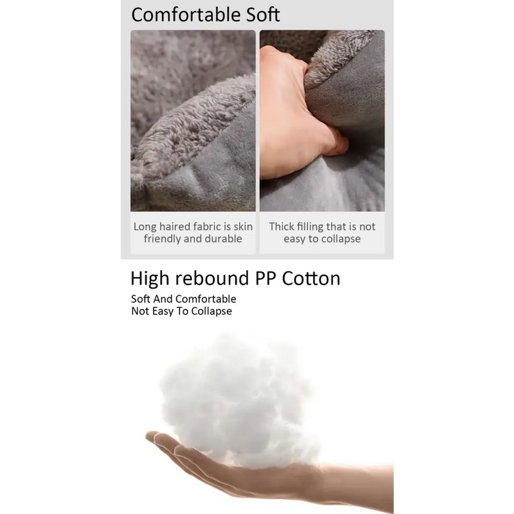 Cat & Dog Bed – Soft Cushion Pet House & Sleeping Basket - PET BED