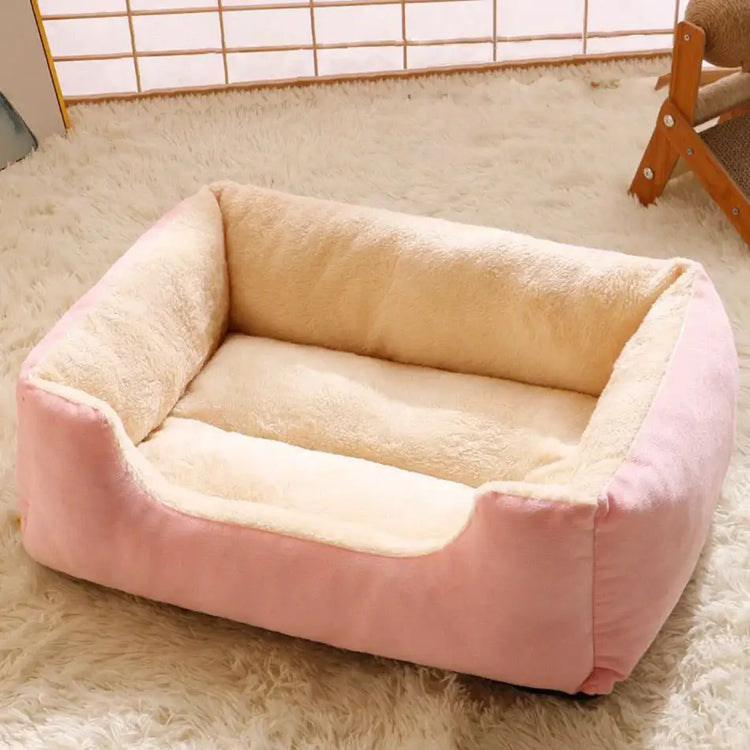 Cat & Dog Bed – Soft Cushion Pet House & Sleeping Basket - PET BED