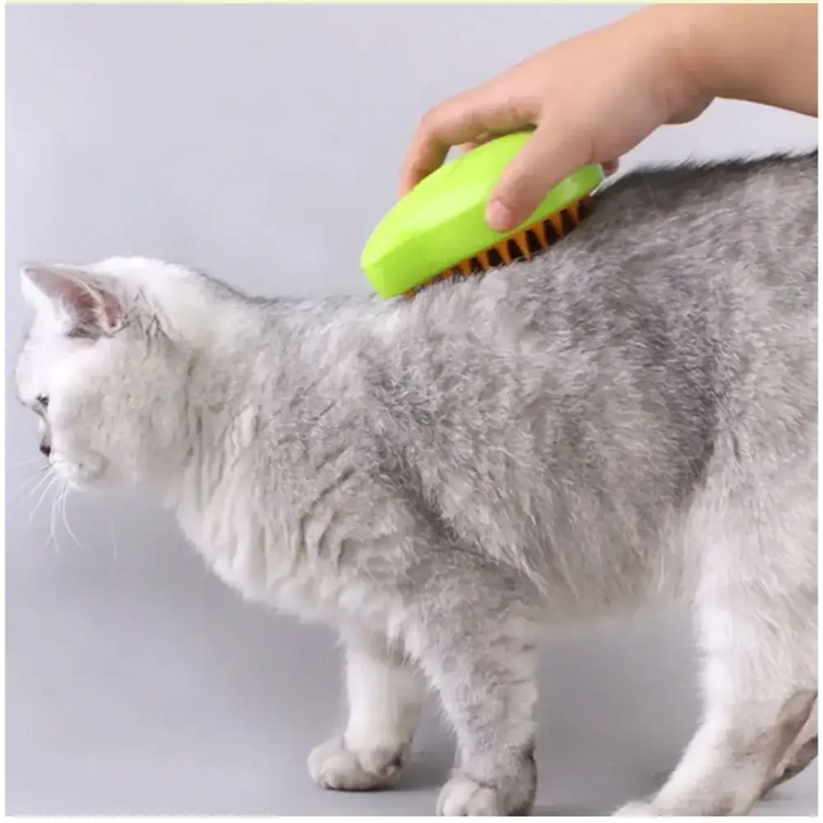 Cat & Dog Steamy Brush – 3-in-1 Electric Spray - CAT GROOMING BRUSH