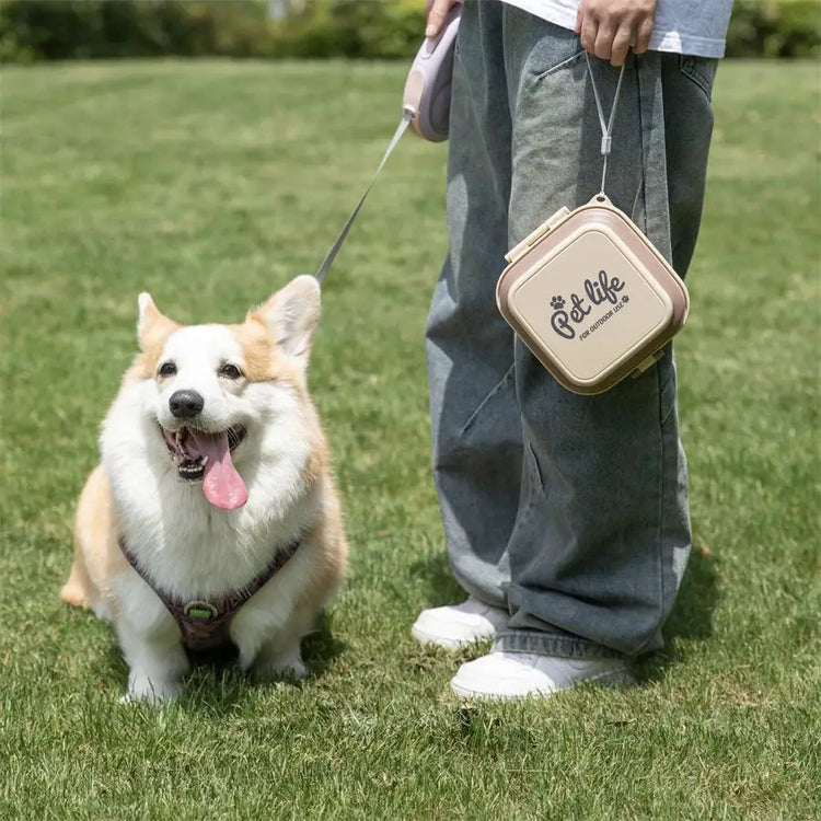 Collapsible Double Pet Travel Bowls – Portable & Durable - pet water bowl