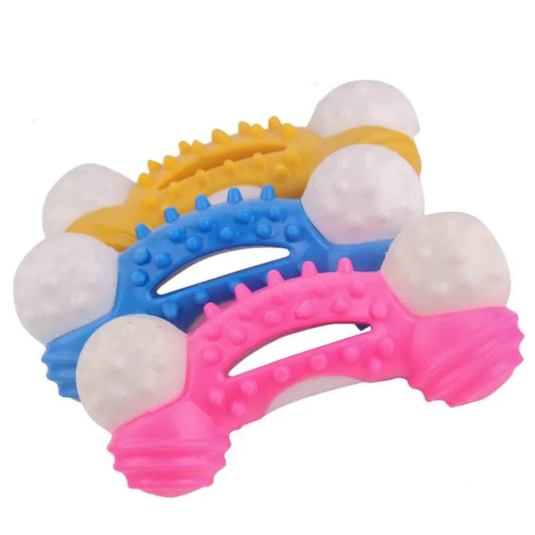 Dog Toys Dog Chew Toy Durable for Aggressive Chewers Teeth Cleaning Safe Bite Resistant - dog toy