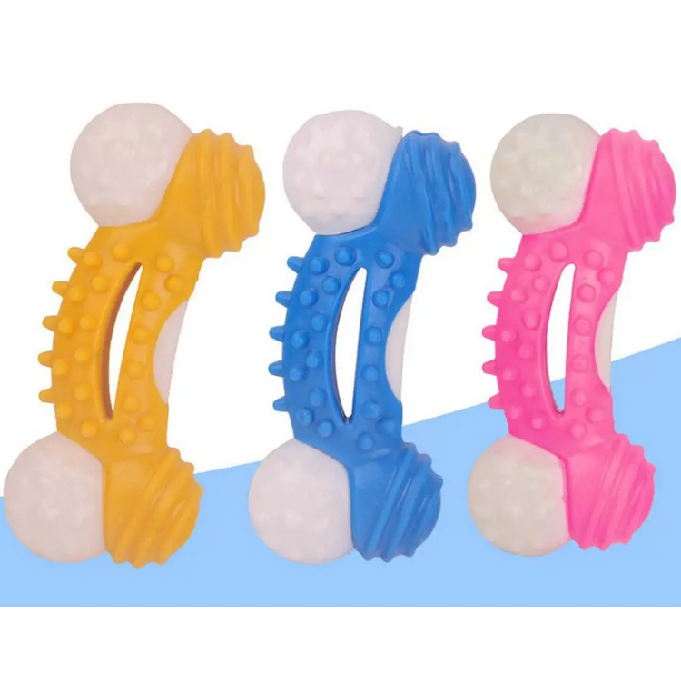 Dog Toys Dog Chew Toy Durable for Aggressive Chewers Teeth Cleaning Safe Bite Resistant - dog toy