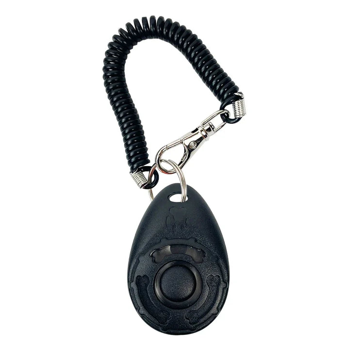 Dog Training Clicker Pet Cat Dog Click Trainer Various Style Aid Adjustable WristStrap Sound Key Chain Dog Repeller Pet