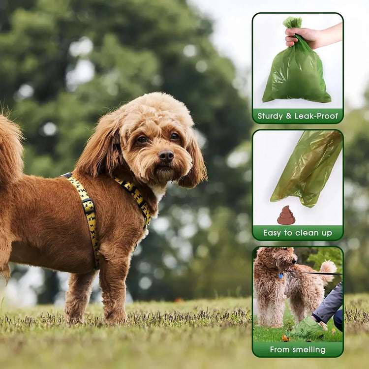 EPI Biodegradable Dog Poop Bags with Dispenser - dog poop bags