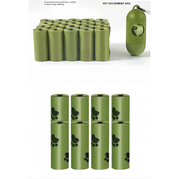 EPI Biodegradable Dog Poop Bags with Dispenser - dog poop bags