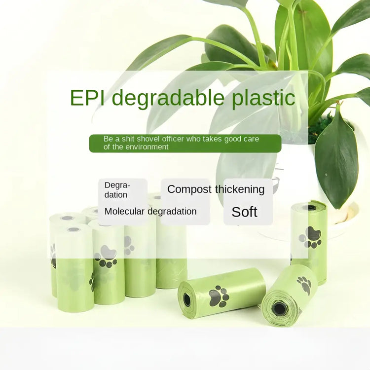 EPI Biodegradable Dog Poop Bags with Dispenser - dog poop bags
