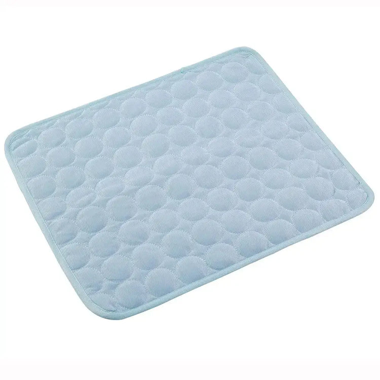 Extra Large Pet Cooling Mat – Summer Dog & Cat Chill Pad - Light Blue / XS 40x30cm / CHINA - pet cooling mat