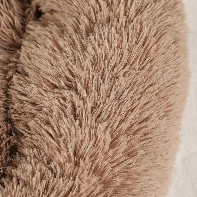 Fluffy Dog Bed – Large & Small Pet Sofa Kennel Mat for Dogs & Cats