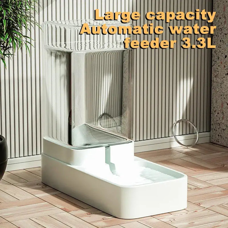 Gravity Cat & Dog Feeder and Water Dispenser Set - 3.3L Water - pet feeder