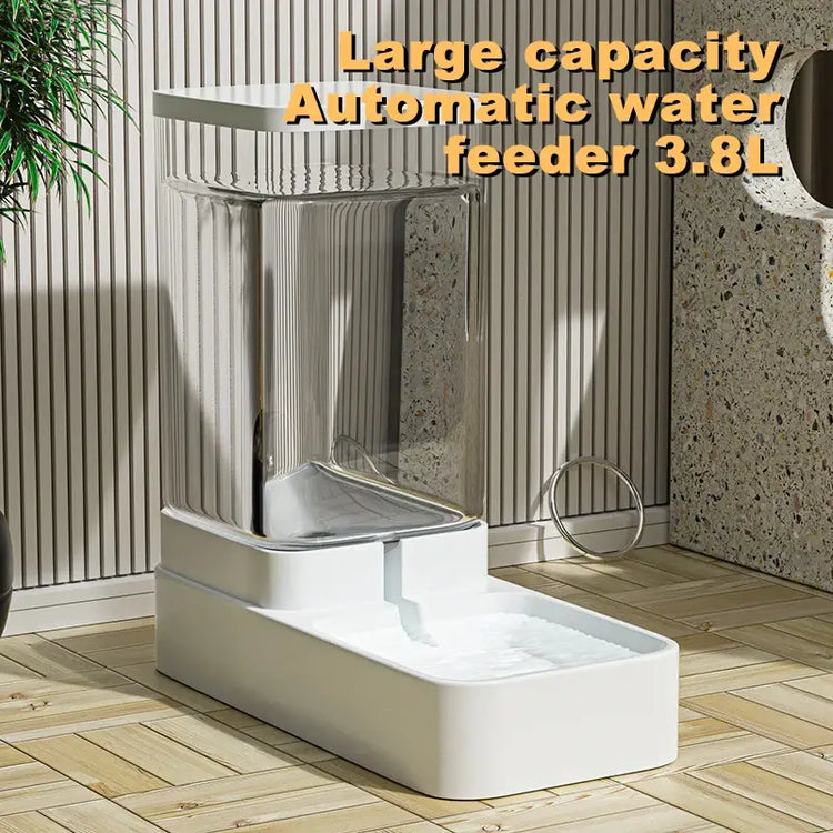 Gravity Cat & Dog Feeder and Water Dispenser Set - 3.8L Water - pet feeder