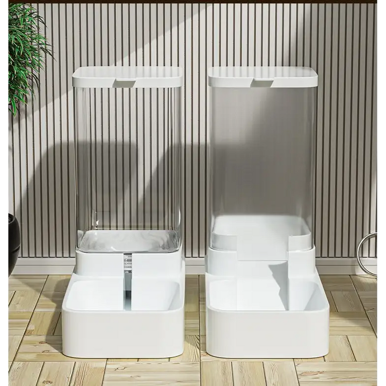 Gravity Cat & Dog Feeder and Water Dispenser Set - pet feeder