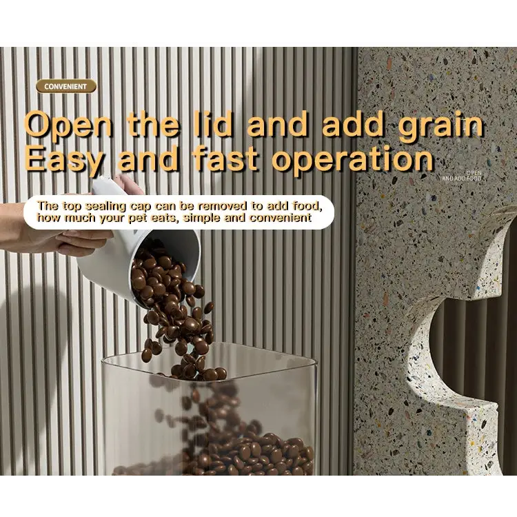 Gravity Cat & Dog Feeder and Water Dispenser Set - pet feeder