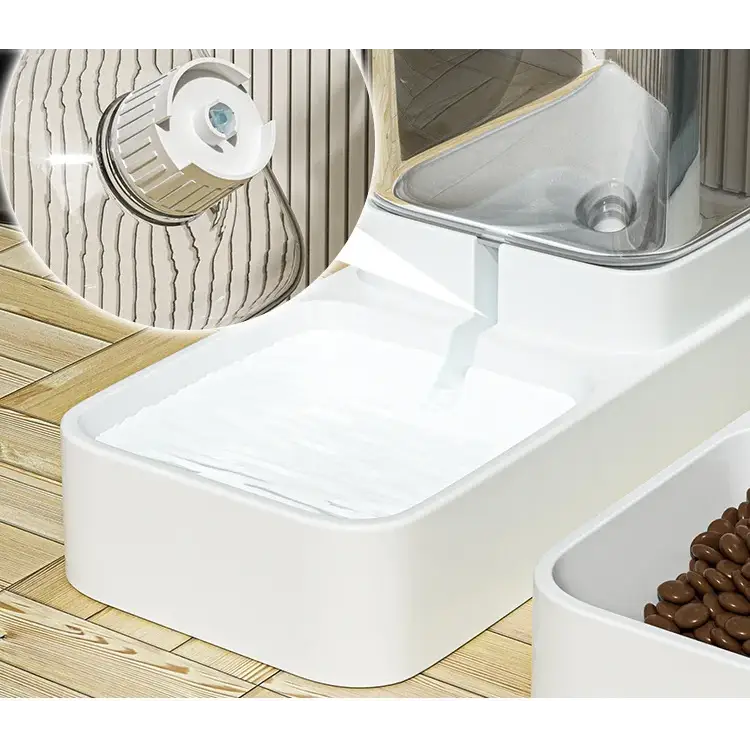 Gravity Cat & Dog Feeder and Water Dispenser Set - pet feeder