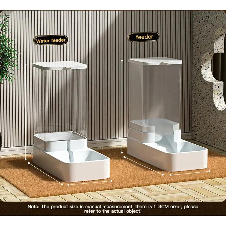 Gravity Cat & Dog Feeder and Water Dispenser Set - pet feeder