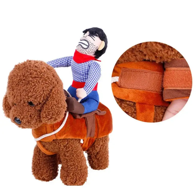 Halloween Cowboy Dog Costume - pet apparel