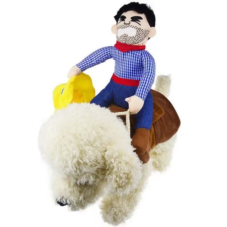 Halloween Cowboy Dog Costume - pet apparel