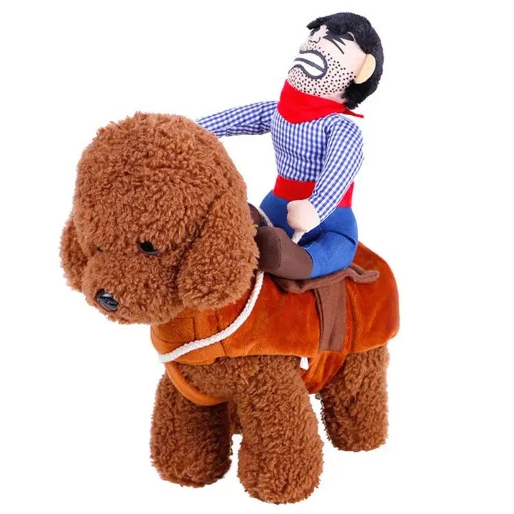 Halloween Cowboy Dog Costume - pet apparel