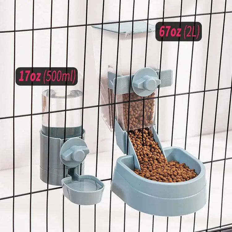 Hanging Automatic Pet Feeder & Water Dispenser - bird feeder
