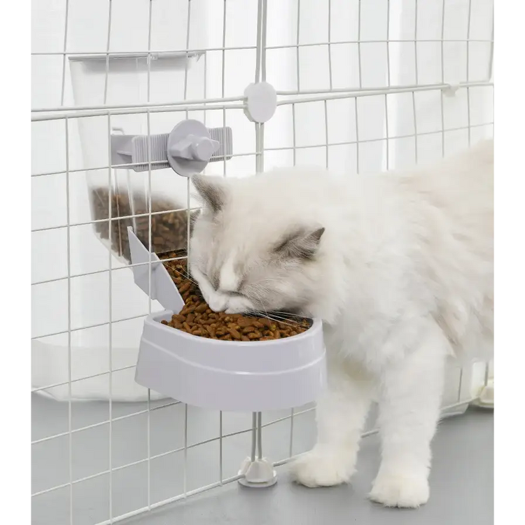 Hanging Automatic Pet Feeder & Water Dispenser - bird feeder