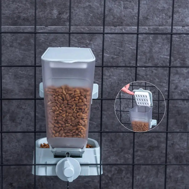 Hanging Automatic Pet Feeder & Water Dispenser - bird feeder