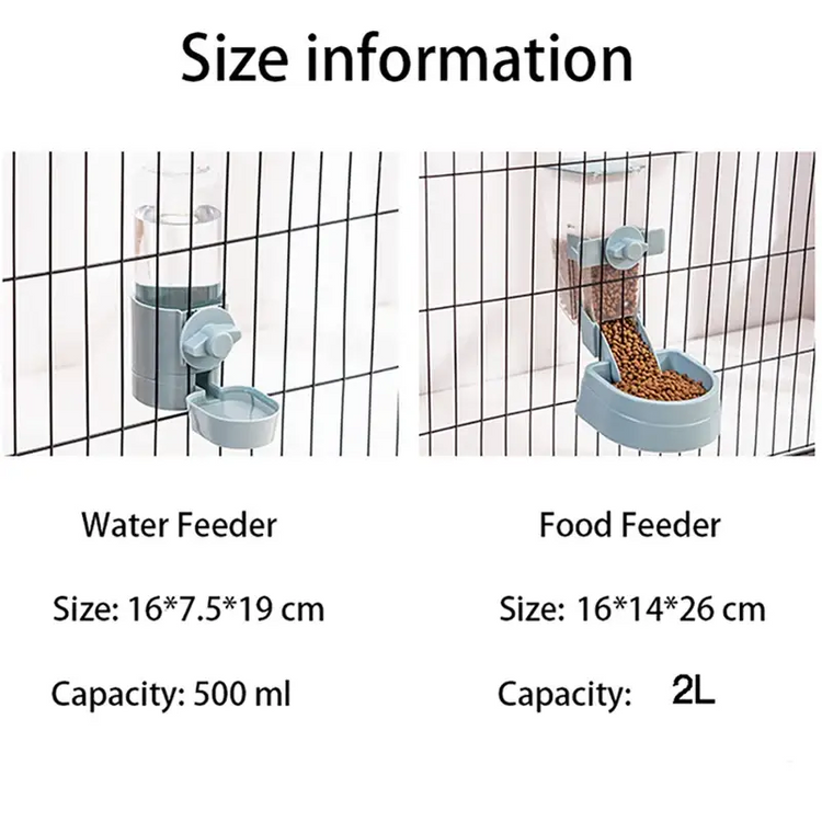 Hanging Automatic Pet Feeder & Water Dispenser - bird feeder