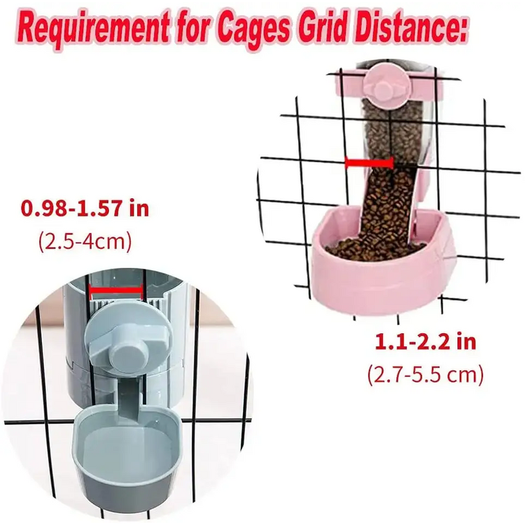 Hanging Automatic Pet Feeder & Water Dispenser - bird feeder