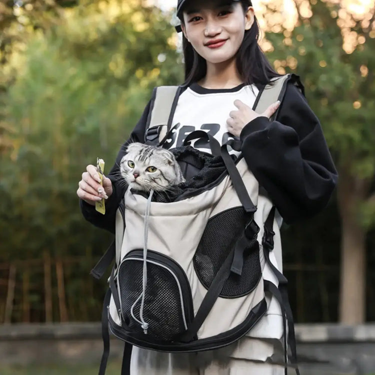 Large Capacity Pet Travel Backpack Carrier - pet carrier