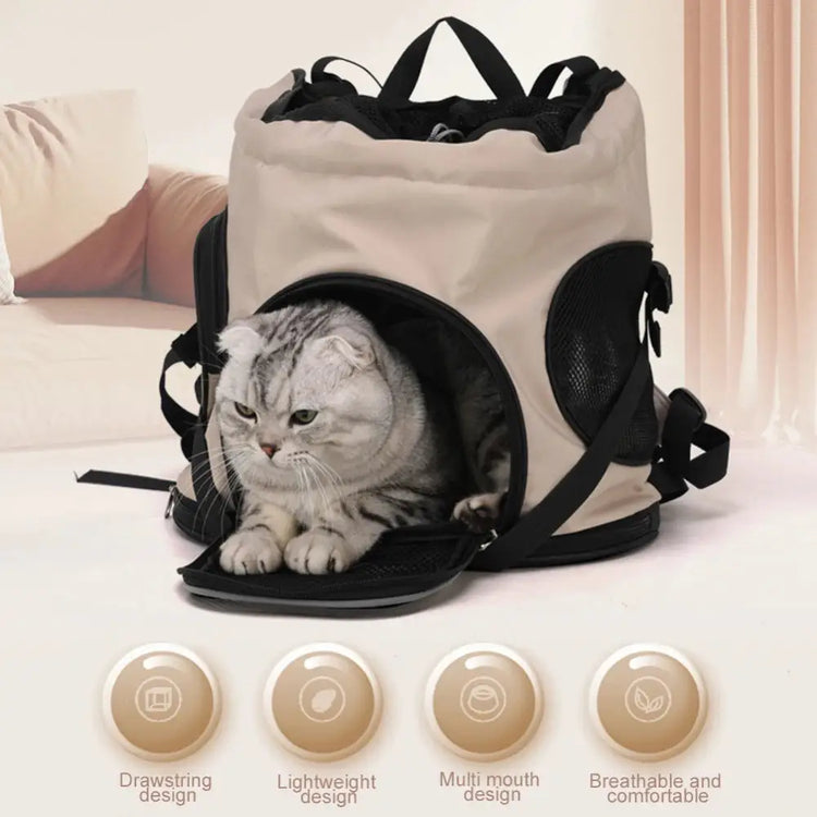 Large Capacity Pet Travel Backpack Carrier - pet carrier