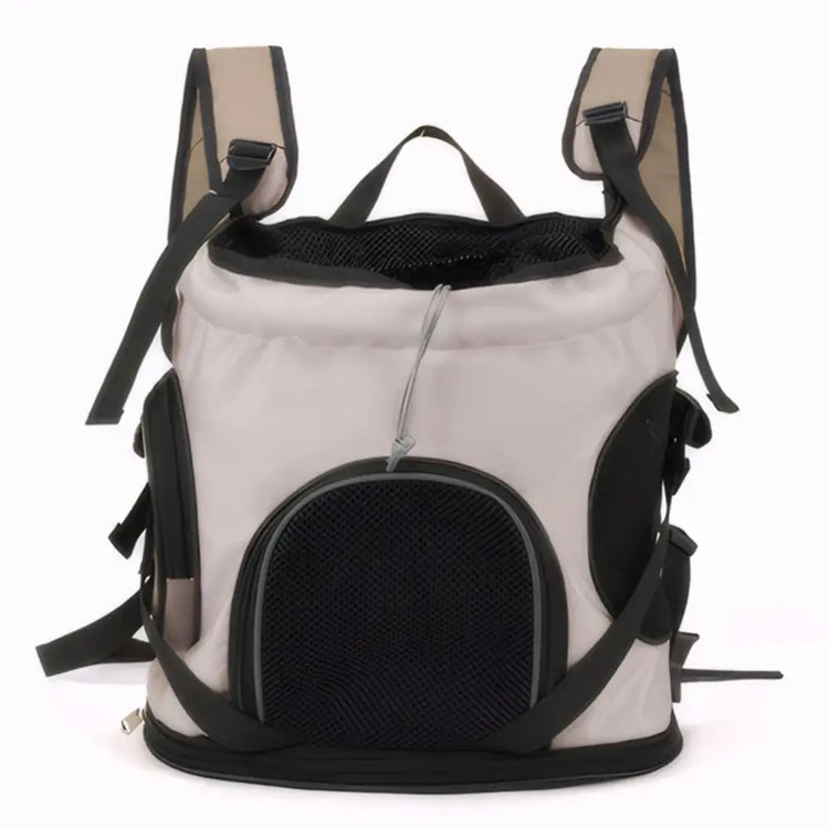 Large Capacity Pet Travel Backpack Carrier - WHITE / United States - pet carrier