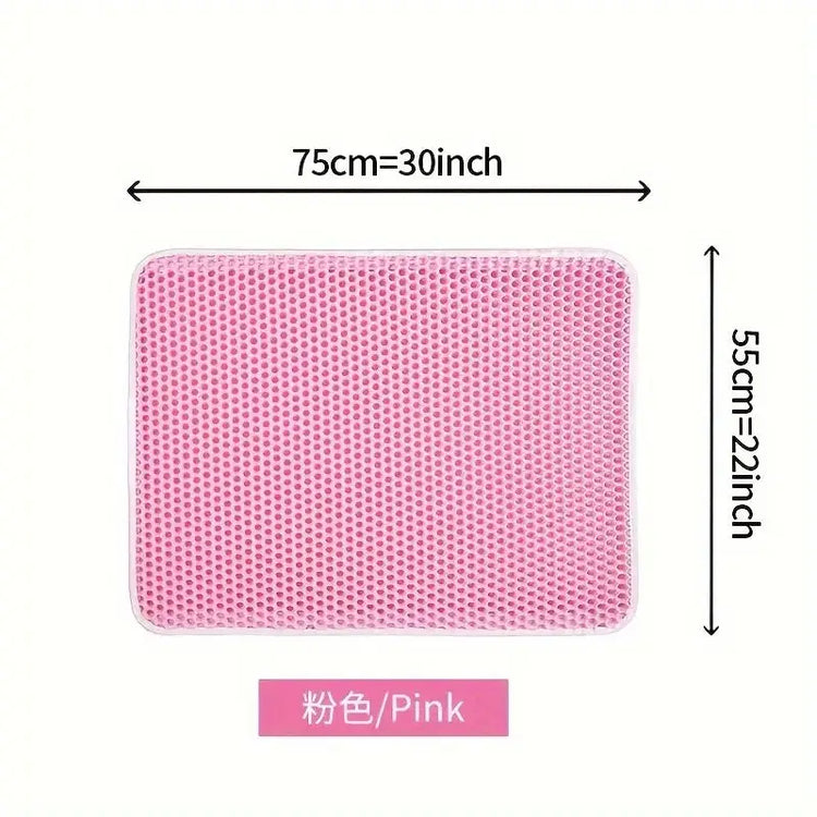 Large Double-Layer Cat Litter Mat - cat litter mat