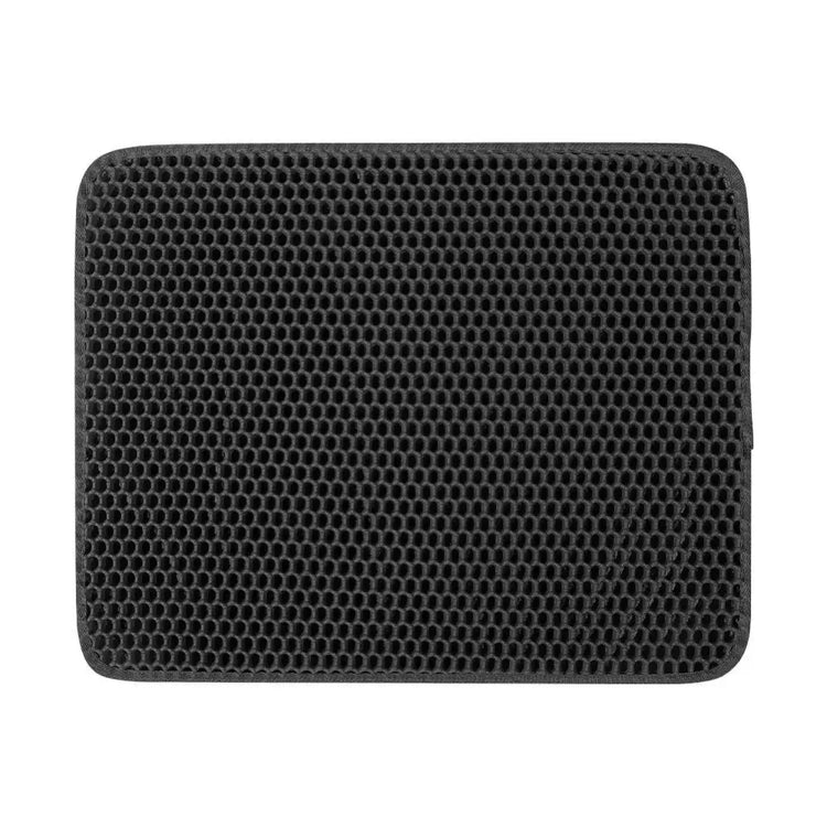 Large Double-Layer Cat Litter Mat - Black / L-60X90cm - cat litter mat