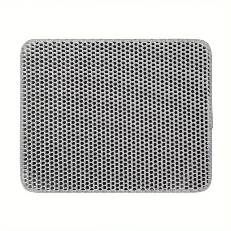 Large Double-Layer Cat Litter Mat - Gray / M-55X75cm - cat litter mat
